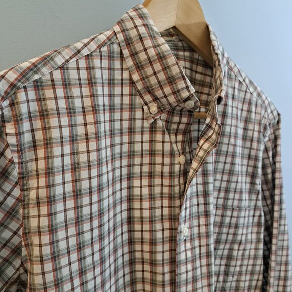 J. Crew Men's Small Slim Untucked Long Sleeve Button Down Shirt Style #AT942 - Picture 5 of 14